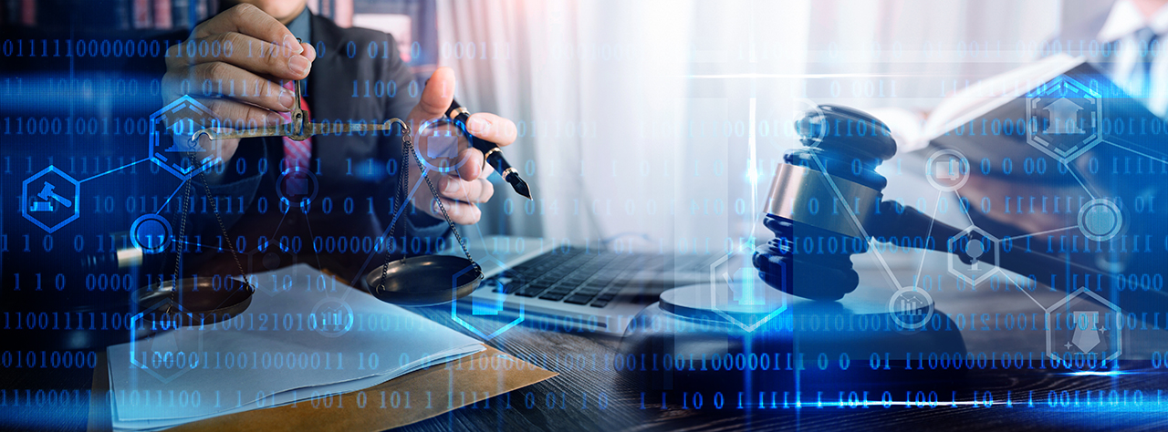 Cybersecurity law concept