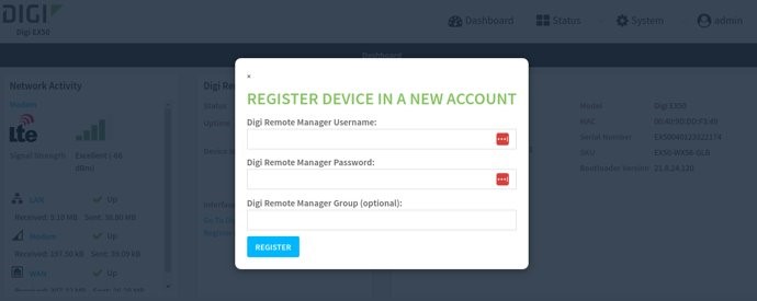 Device registration process