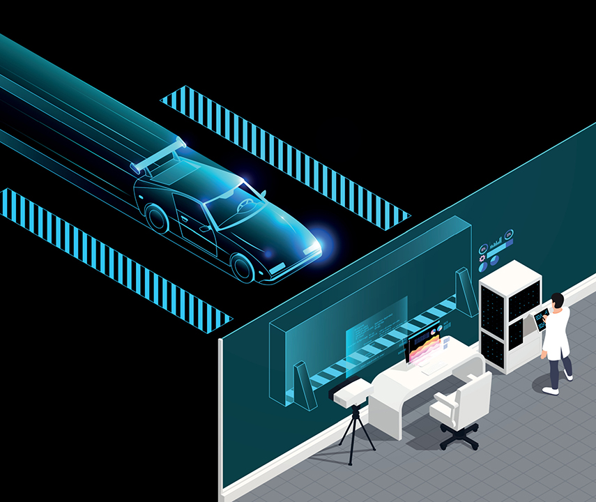 Digital twins isometric diagram