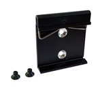 DIN Rail clip, 44mm wide, with screws.